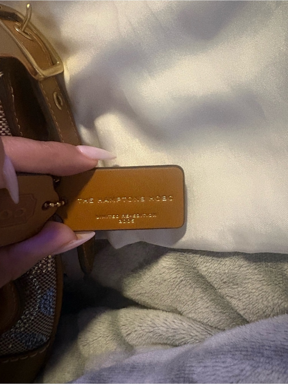 Coach Multicolor Glitter Signature Hobo with Tan Trim - Picture 3 of 6